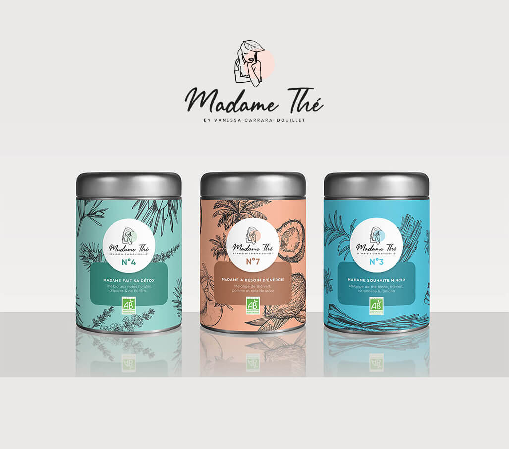 Déclinaison Packaging Madame Thé