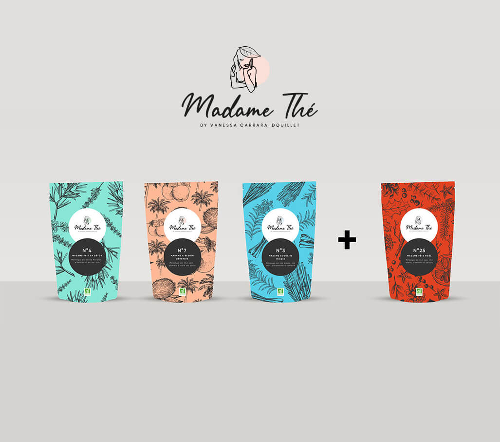 Déclinaison Packaging Madame Thé