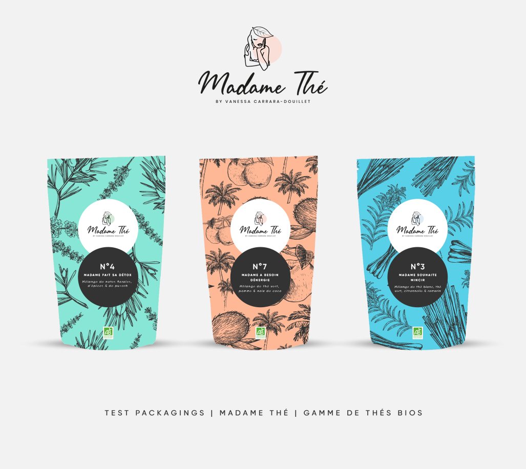 Madame Thé Packagings