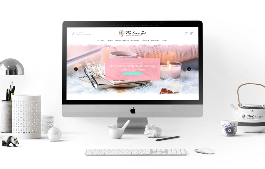 Webdesign - Eshop Madame Thé