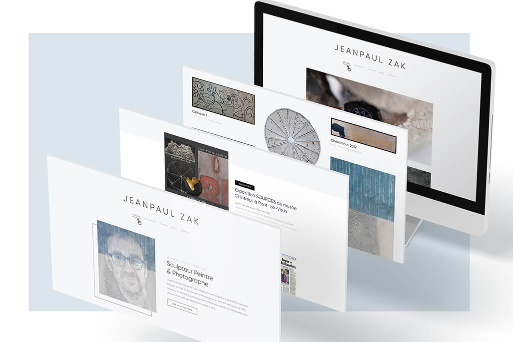 Webdesign - Site Jean Paul ZAK